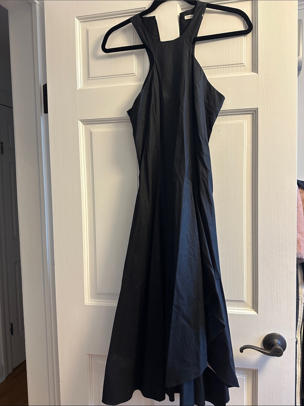 Rebecca Minkoff Black Halter Maxi Dress